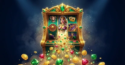 Gokkast met gouden munten en jackpot bij B7 Casino