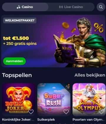 Casinopromoties en topspellen overzicht bij B7 Casino